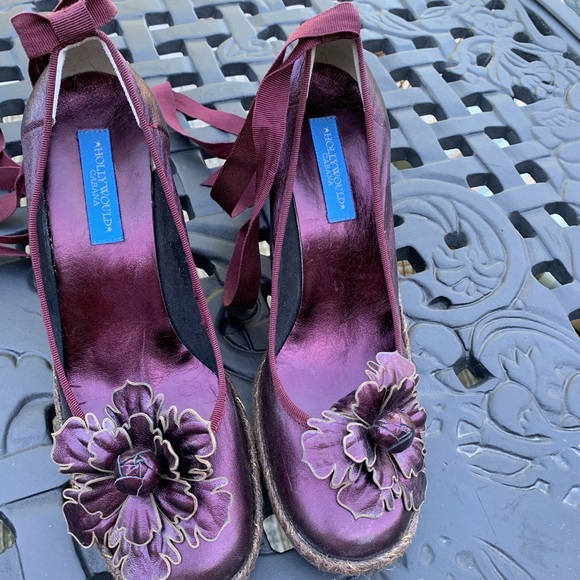 Metallic leather espadrilles - Picture 2 of 9